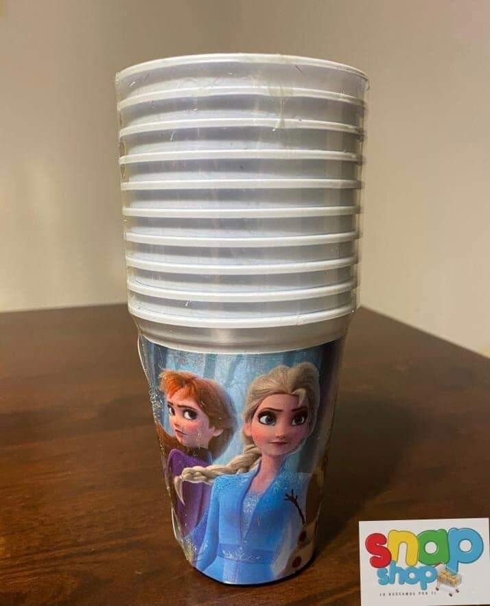 Paquete 10 vasos Frozen