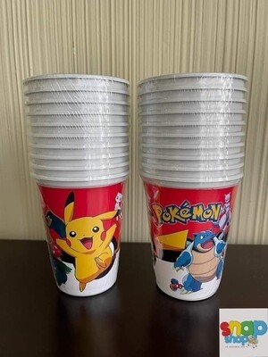 Paquete 10 vasos Pokemon