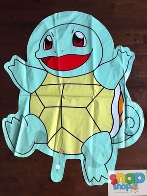 Globo figura metálica Squirtle pokemon 