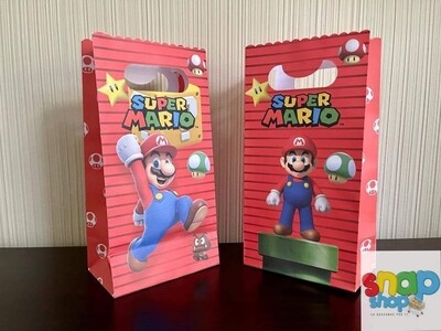 Paquete 10 Bolsas Sorpresa Mario