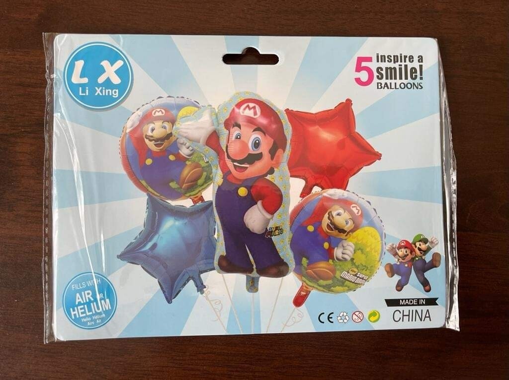 Set de globos Mario