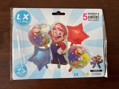 Set de globos Mario