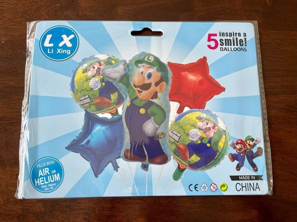 Set de globos Luigi