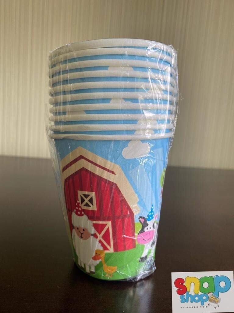 Paquete 10 vasos La Granja