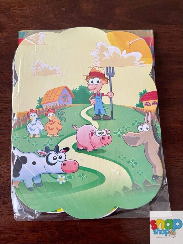 Letrero Feliz Cumpleaños La Granja 