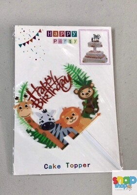 Cake Topper Safari