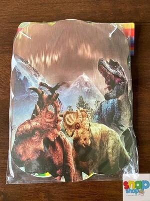 Letrero Feliz Cumpleaños Jurassic Troquelado Dinosaurio