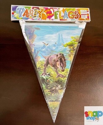 Banderin Dinosaurio Jurassic 