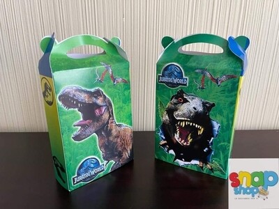 Paquete de 10 Cajas Sorpresa Jurassic Dinosaurio 