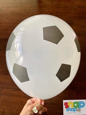Paquete 24 globos latex Fútbol 