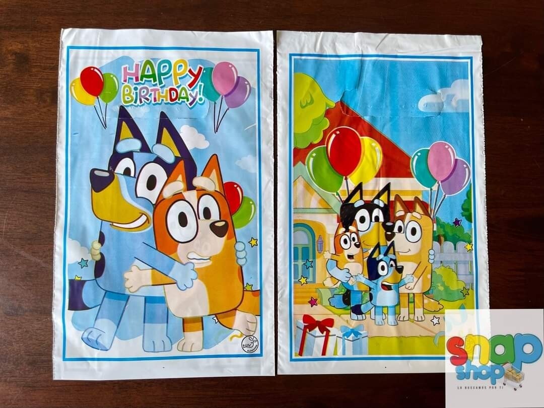 Paquete 10 bolsas para Dulces Bluey