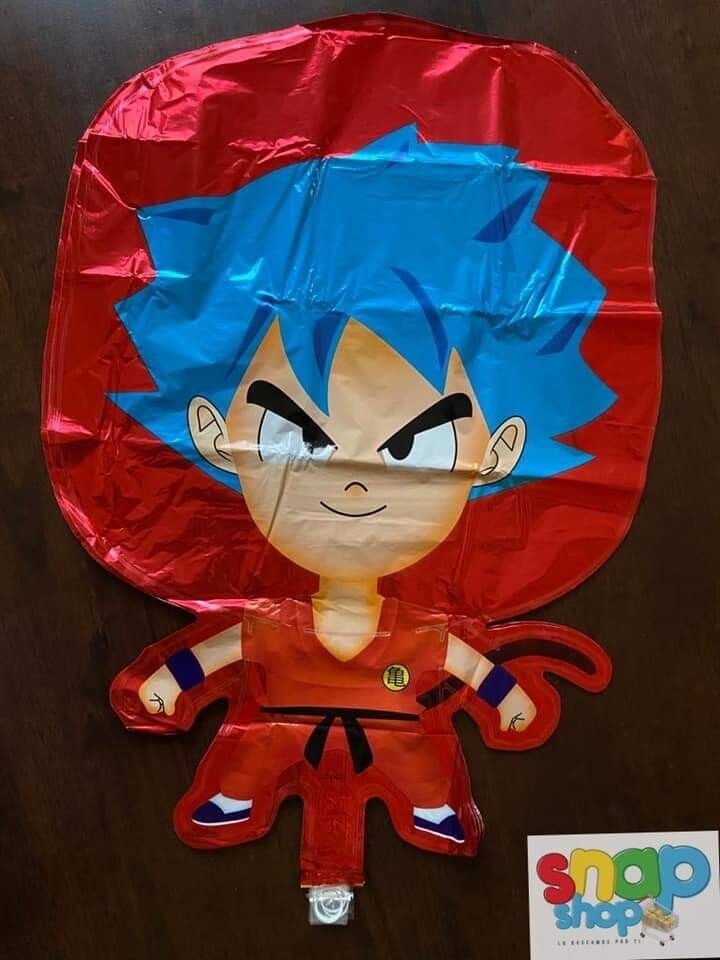 Globo figura Dragon Ball Cabello Azul