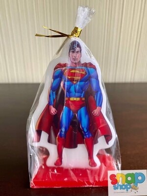 Vela para pastel Superman 