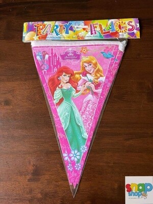 Banderin Ariel y Aurora princesas 