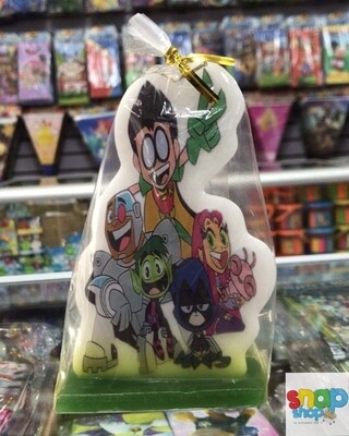 Vela para pastel Jóvenes Titanes