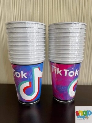Paquete 10 vasos Tik Tok