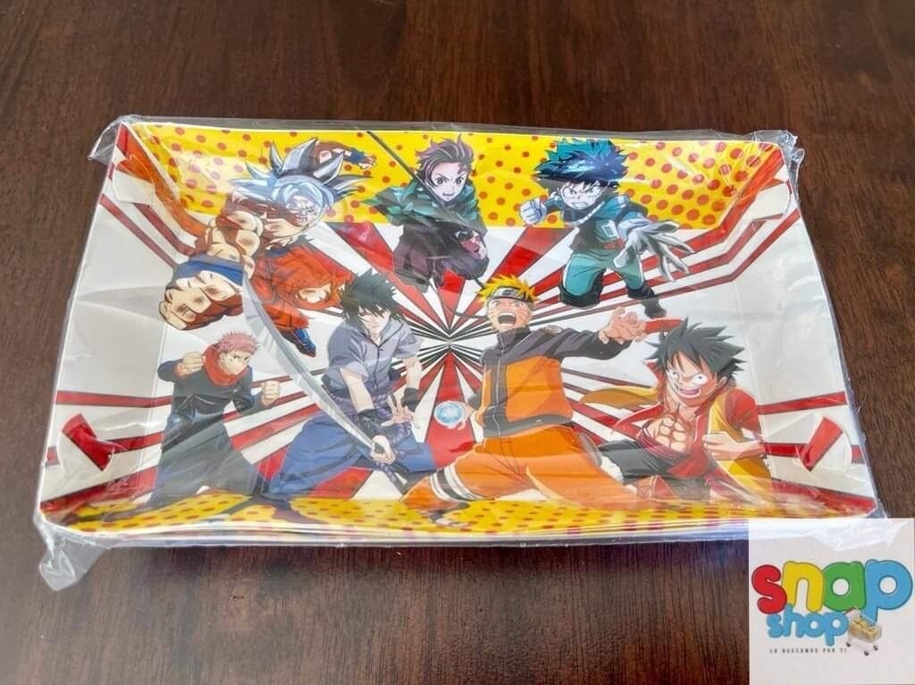 Paquete 10 Bandejas Naruto
