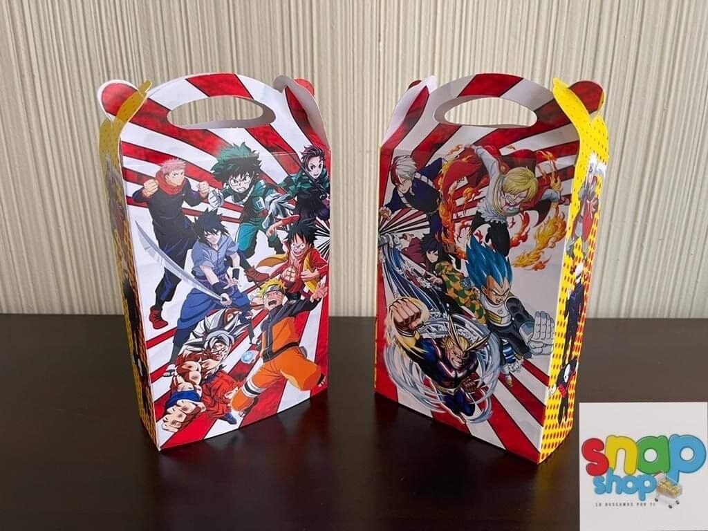 Paquete de 10 Cajas Sorpresa Naruto