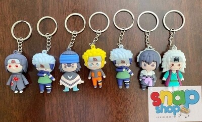 Colección 6 Llaveros Naruto