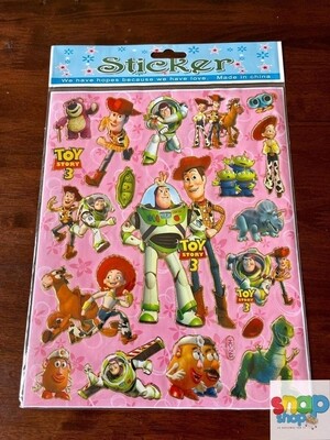 Hoja de Stickers Toy Story 