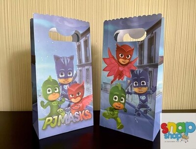Paquete 10 Bolsas Sorpresa Pj Mask