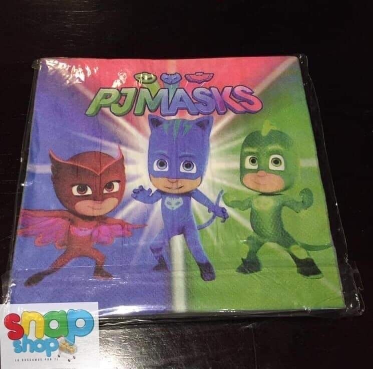 Paquete 20 servilletas PJ Mask 