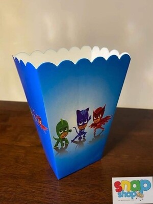 Paquete 6 Cajas para Palomitas Pj Mask