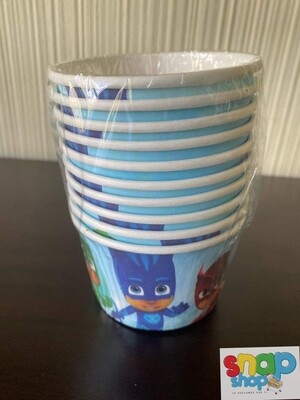 Paquete 10 Mini vasos PJ Mask 