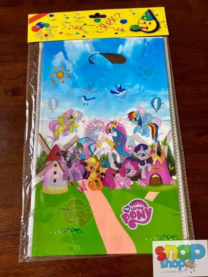 Paquete 10 bolsas para Dulces My Little Pony 