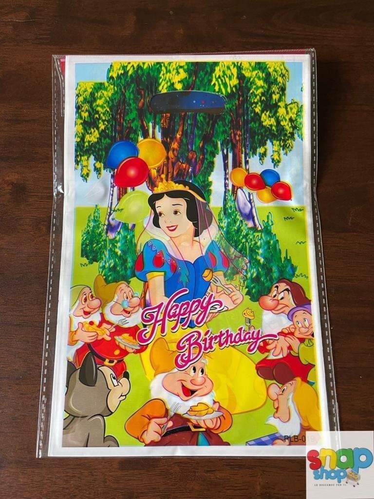 Paquete 10 Bolsas para Dulces Blanca Nieves