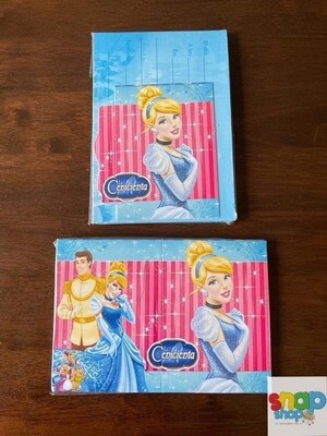 Paquete 10 invitaciones Cenicienta 
