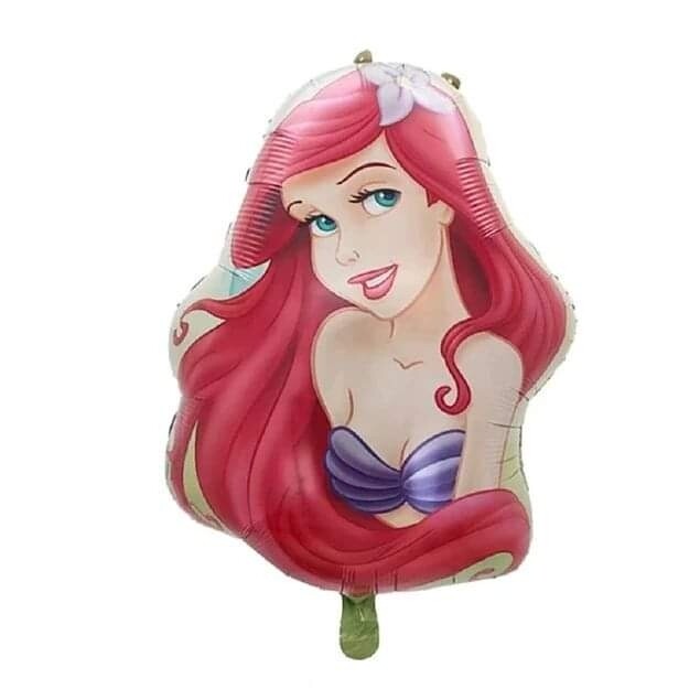 Globo figura sirenita Ariel Medio Cuerpo
