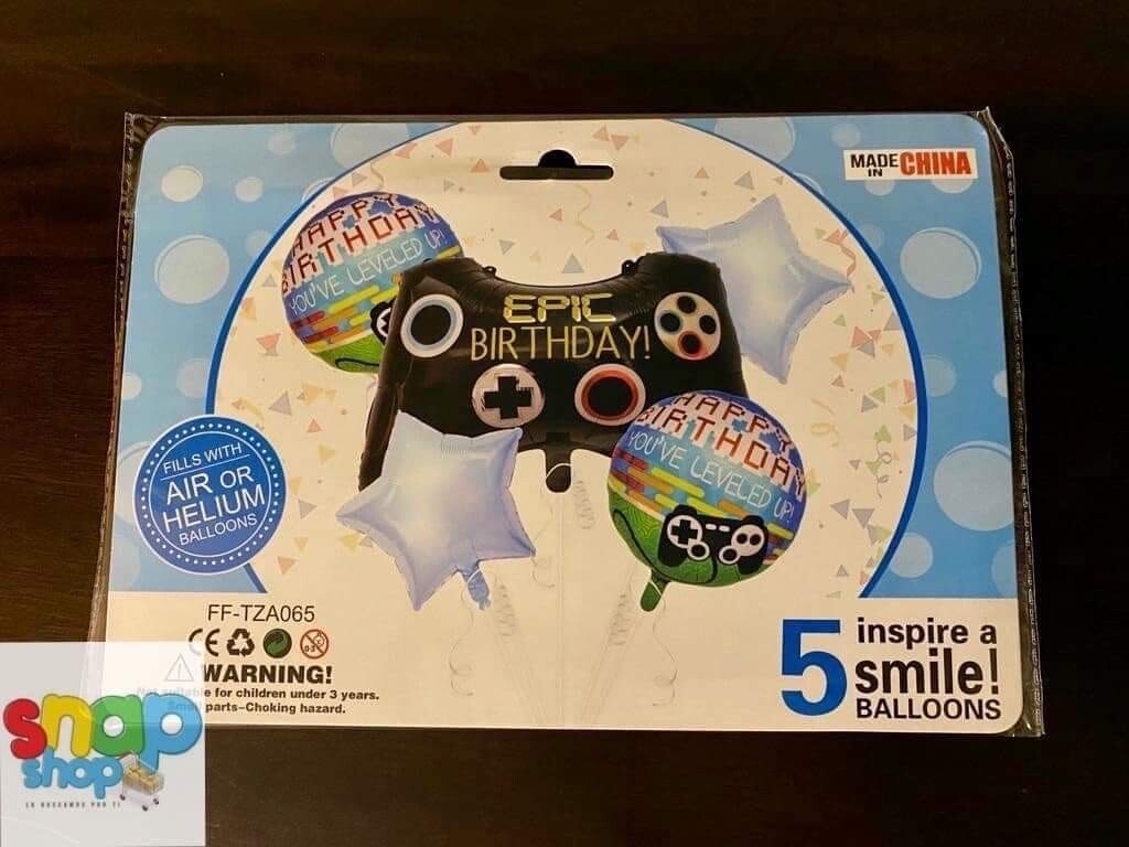 Set de globos gamer