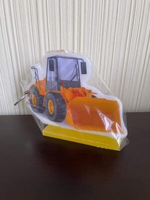 Vela para pastel excavadora Construcción 