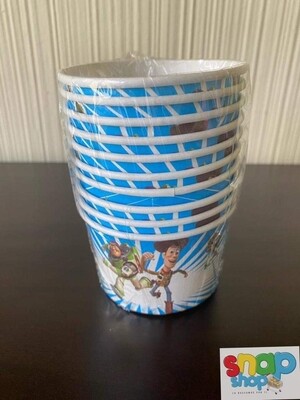 Paquete 10 Mini vasos Toy Story 