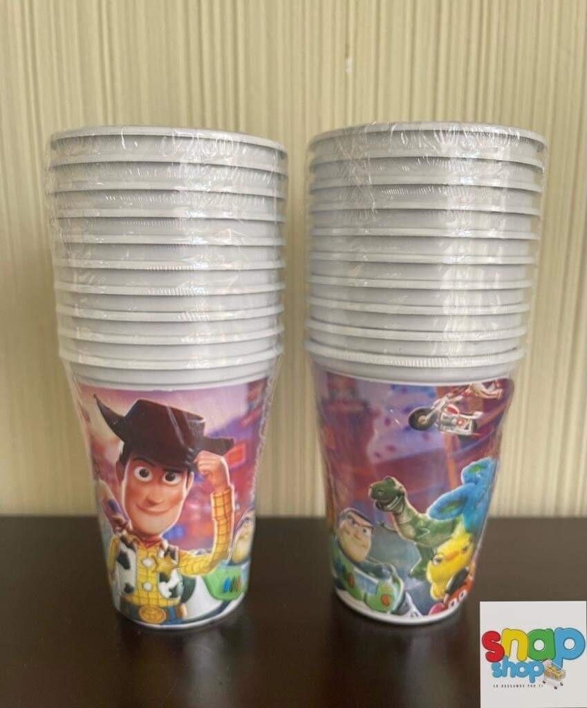 Paquete 10 vasos Toy Story
