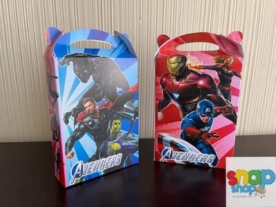 Paquete de 10 Cajas Sorpresa Avengers 