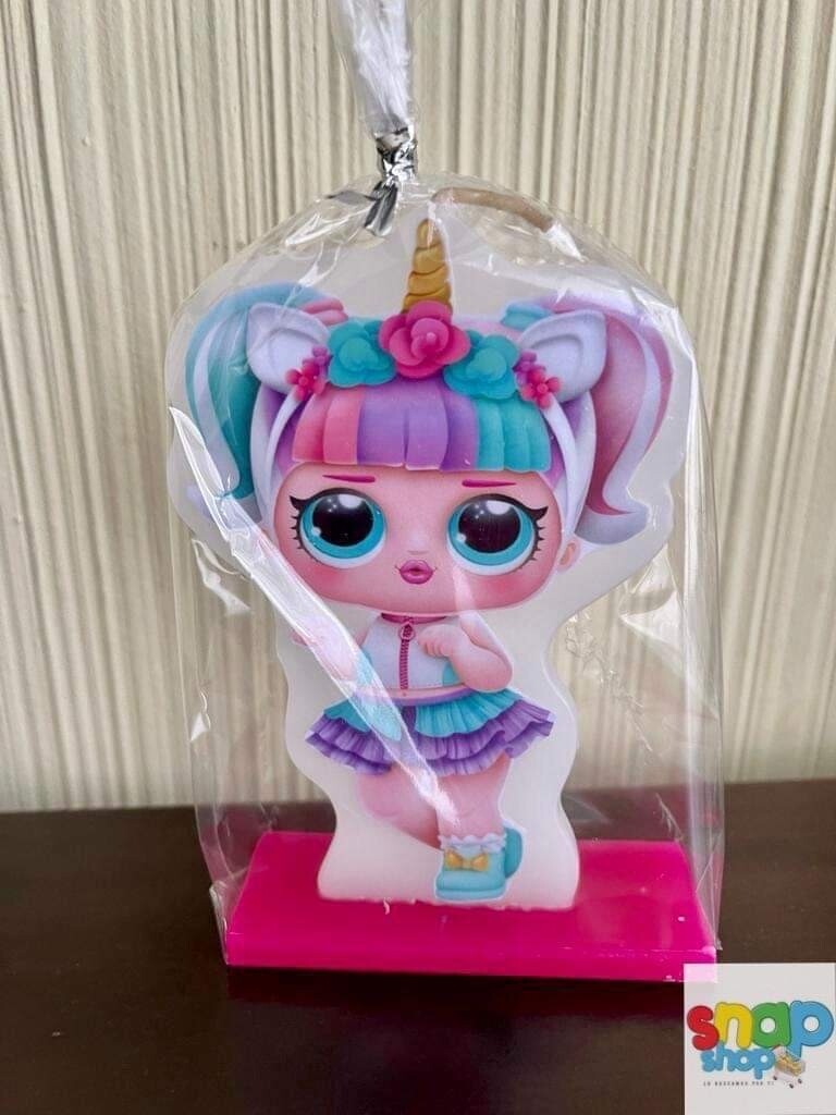 Vela para pastel Lol Unicornio 