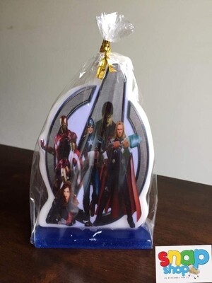 Vela para pastel Avengers 
