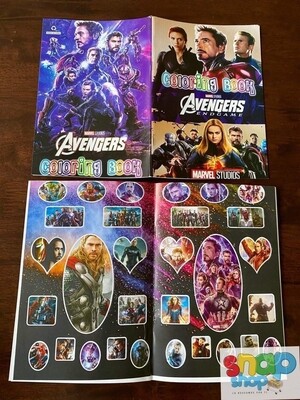 Libro para colorear Avengers