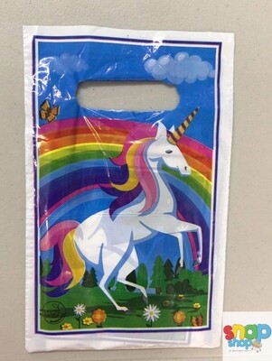Paquete 10 Bolsas para Dulces Unicornio