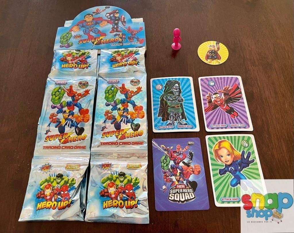 Paquete de 12 cartas sorpresa Avengers 