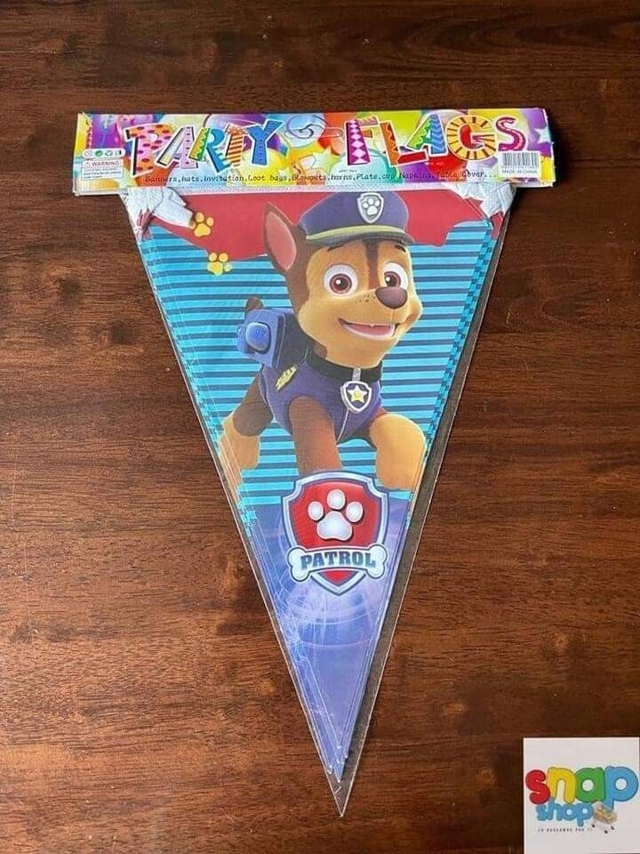 Banderin Chase Paw Patrol 