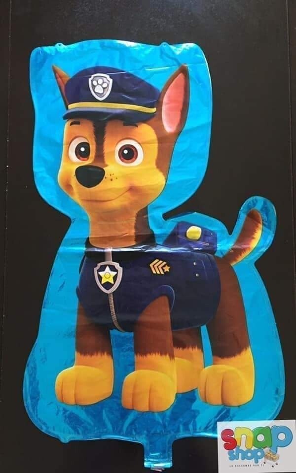 Globo figura Chase Paw Patrol 
