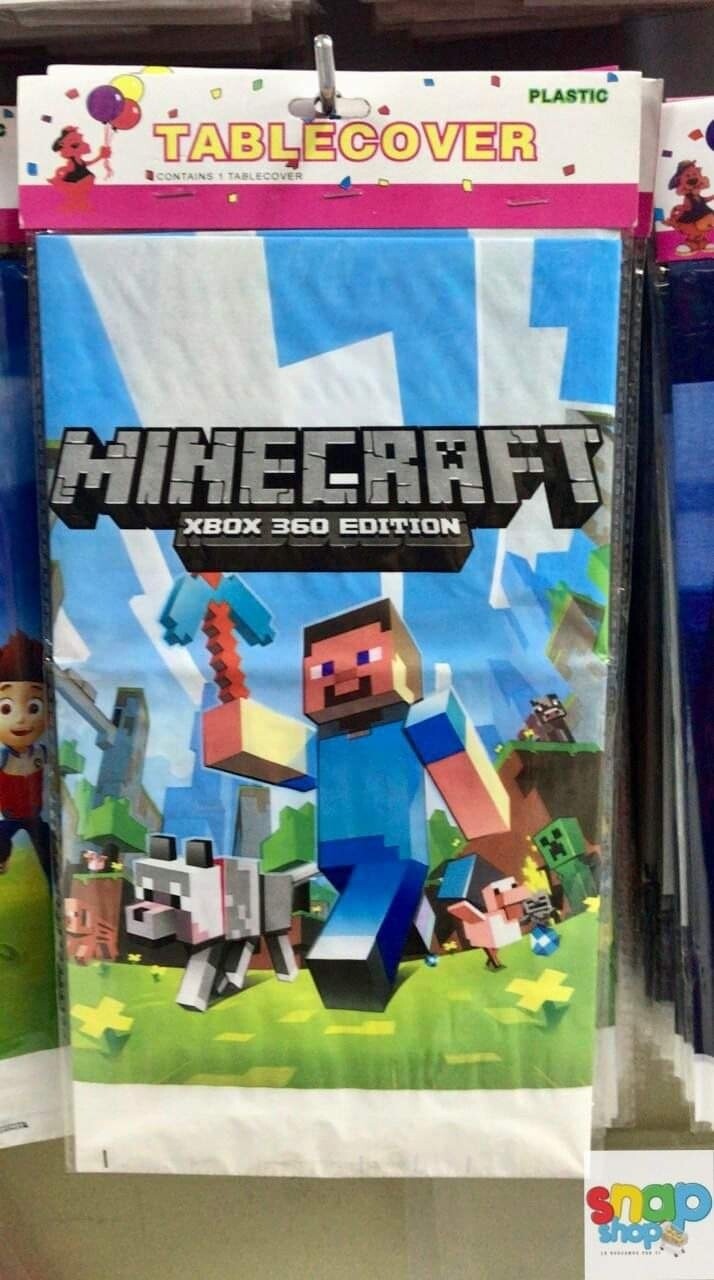 Mantel de mesa para postres Minecraft 