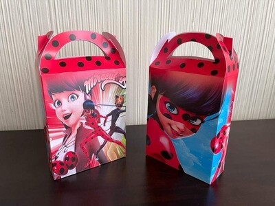 Paquete de 10 Cajas Sorpresa Lady Bug