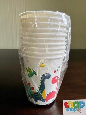 Paquete 10 vasos Dinosaurio Infantil