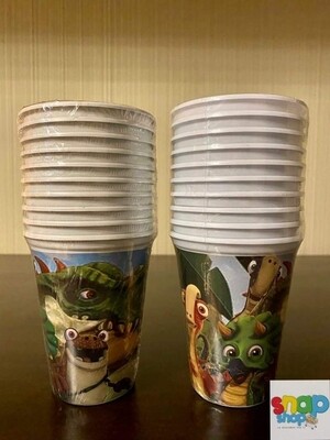 Paquete 10 vasos Dinosaurio Infantil