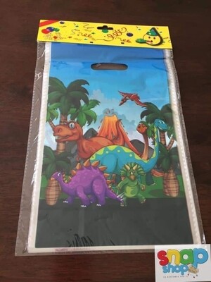 Paquete 10 bolsas para Dulces Dinosaurio