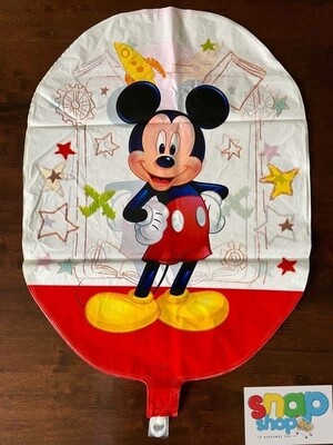 Globo redondo  Mickey Mouse blanco